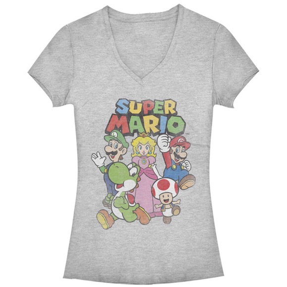 Super Mario Luigi Princess Peach Yoshi Toad characters Heather - Picture 1 of 3